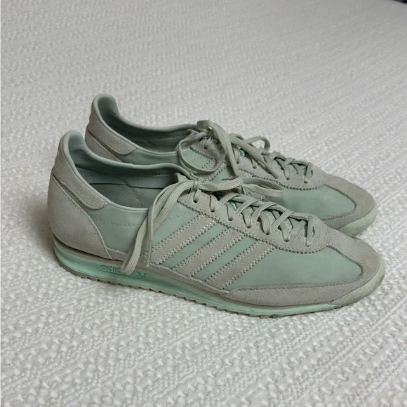 adidas gazelle silver green womens Adidas x Kseniaschnaide Women's Superstar Linen Green / Linen Green / Core  Black Low Top Sneakers